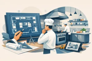 Σχεδιασμός επαγγελματικής κουζίνας εστιατορίου